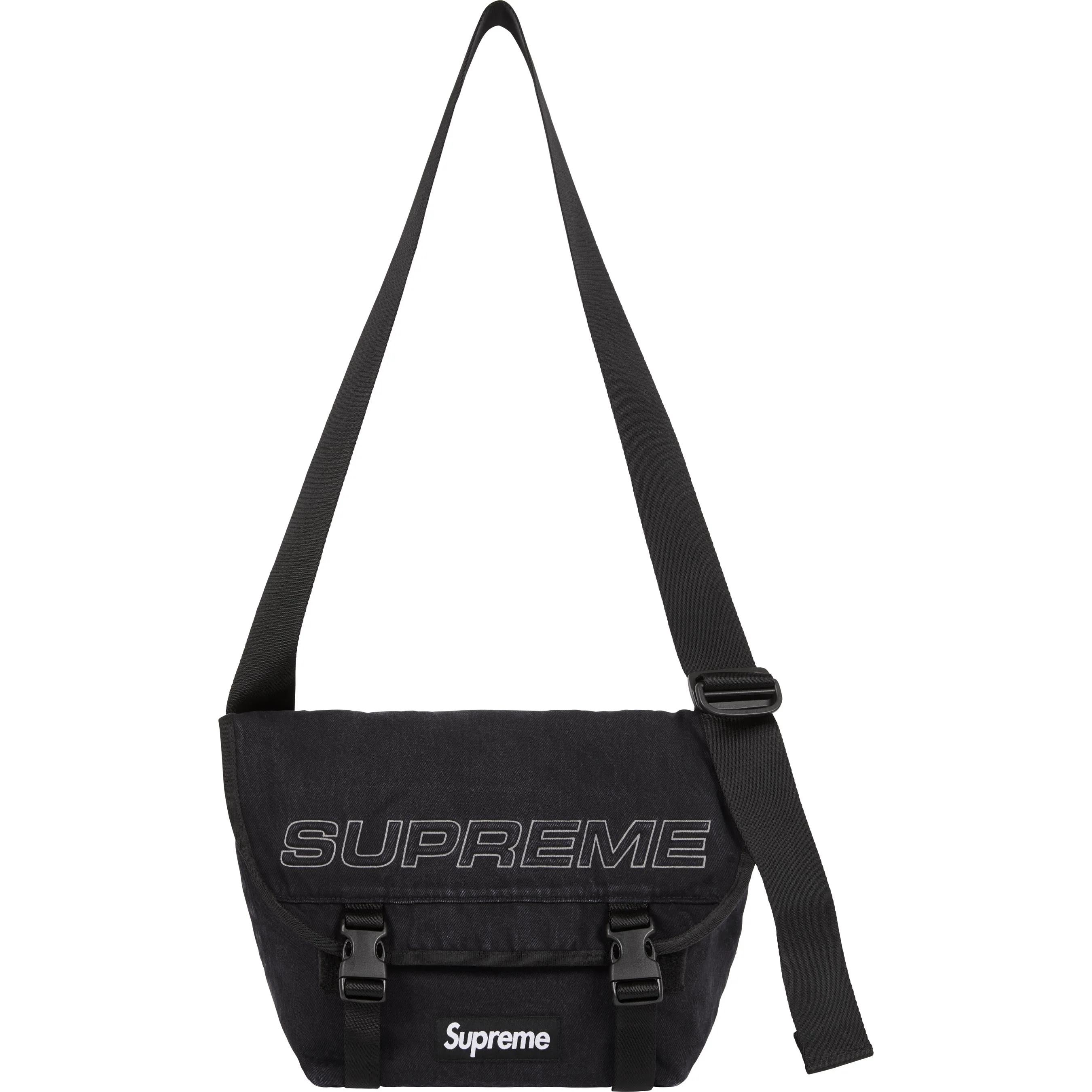 Denim Messenger Bag view 4